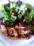 Alitas de pollo al horno con salsa Satay casera