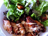 Alitas de pollo al horno con salsa Satay casera