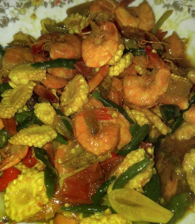 Foto resep Tumis cabe ijo udang putren