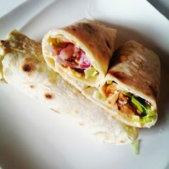 A picture of Homemade Chicken Wraps.