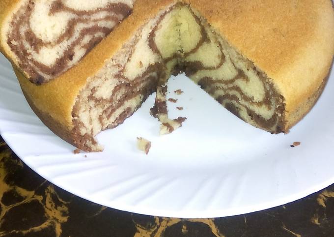 Easiest Way to Make Homemade Zebra cake