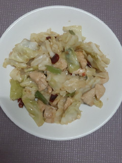 宮保醋溜雞丁高麗菜 的食譜成品照片