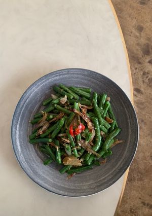 Gambar Kacang Panjang Goreng Ikan Bilis