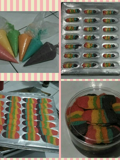 Foto resep Lidah Kucing Rainbow