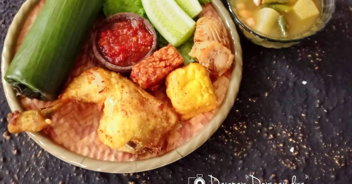 Resep Isi Piringku Nasi Timbel Komplit Oleh Febry Caturia Cookpad