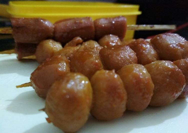 Resep Bakso/sosis bakar Lezat
