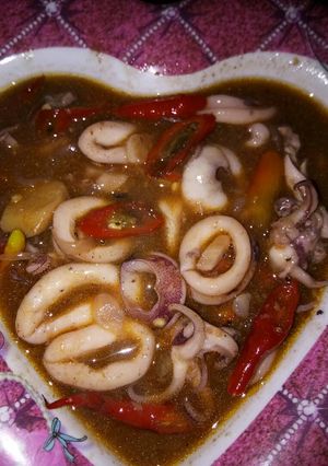 Foto resep Cumi basah saus tiRam