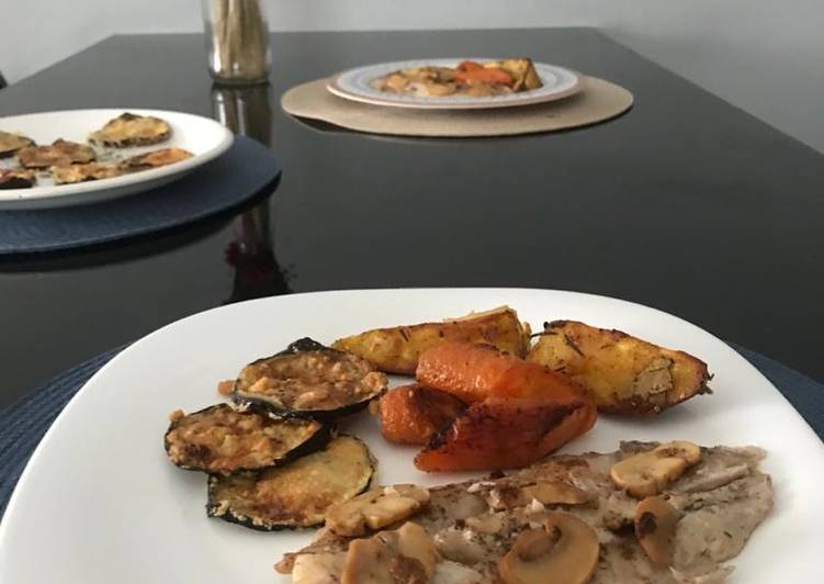 Filé de tilápia com Champignons - Tudogosreceitas