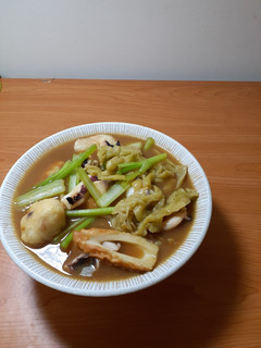 海鮮咖哩烏龍麵 的食譜成品照片