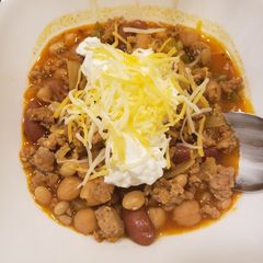 A picture of Healthier chili.