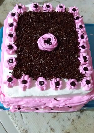 Foto resep Kue ultah simple