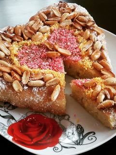 صورة لوصفة بسبوسة سورية 🍀🌹