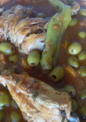 صورة لوصفة طاجين الزيتون في كيس الشواء 😋😋😋😋😋😋