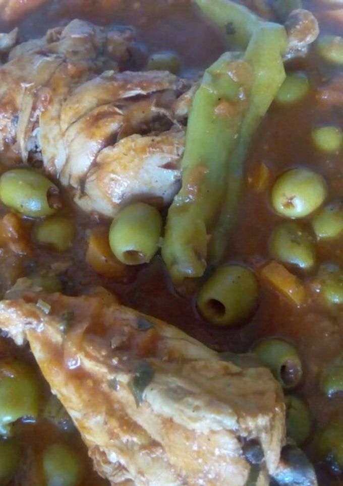 صورة لوصفة طاجين الزيتون في كيس الشواء 😋😋😋😋😋😋