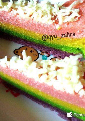 Foto resep Bolu Warna Warni Kukus