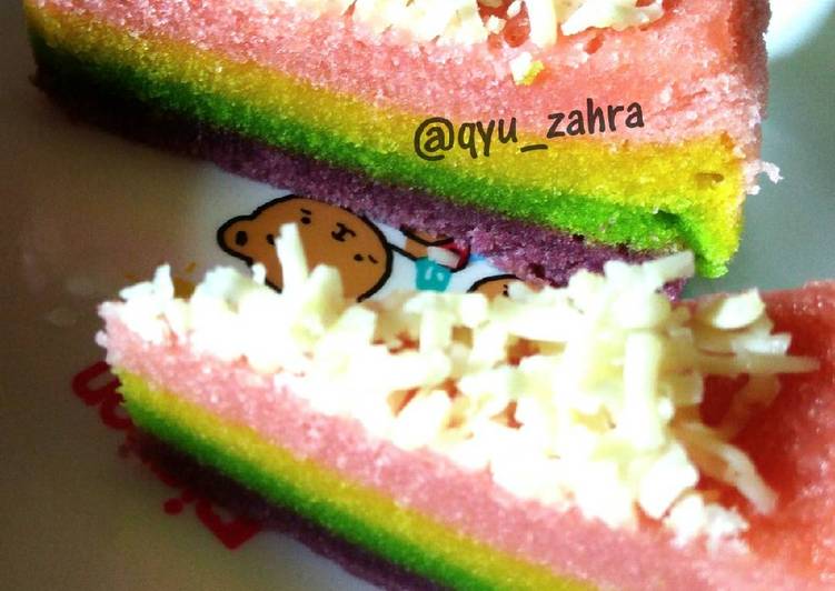 Bolu Warna Warni Kukus