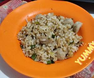 Resep Mudah Nasi goreng ikan asin lombok ijo Sedap Nikmat