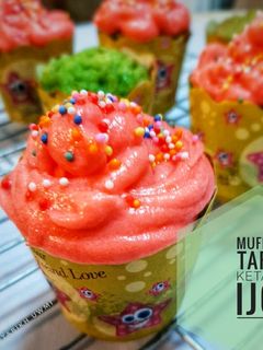 Foto resep Muffin Tape Ketan Ijo