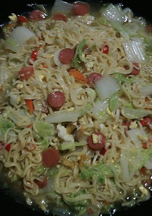 Foto resep Bakmie Godog Sayur Pedas