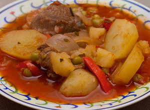Una foto de Bifes a la Portuguesa
