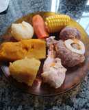 Puchero de osobuco y pollo