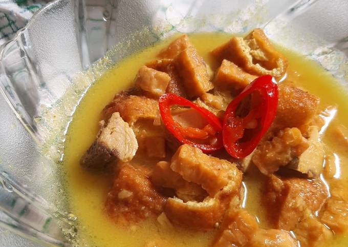 48. Tahu Tempe dan Tongkol bumbu kuning