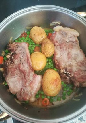 Una foto de Filetes con verduras en 15 minutos