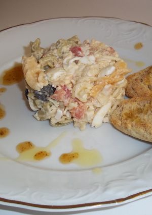 Foto principal de Ensalada con espirales vegetales