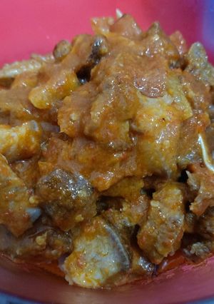 Foto resep Kepala Babi Asem Pedas