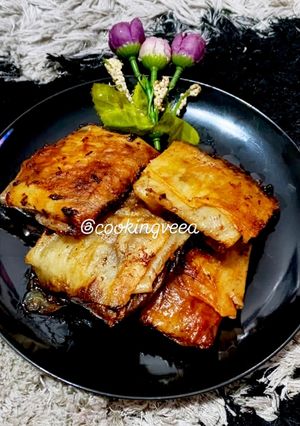 Foto resep Lumpia Pisang Coklat Keju