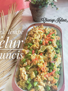 Foto resep Orek Tempe Telur Buncis