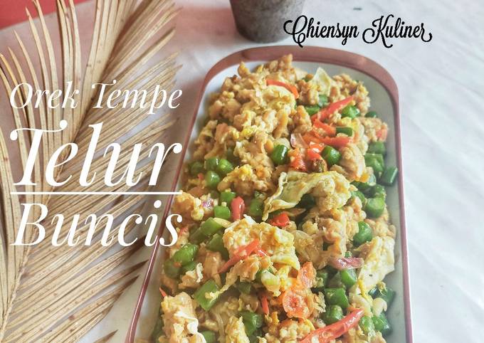 Orek Tempe Telur Buncis