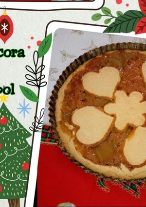 Una foto de Tarta de vainilla y dulce de leche #adornatuarbol