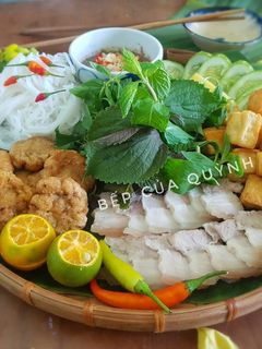 Hình của món Bún đậu mắm tôm.