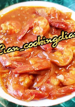 Foto resep Udang saos padang