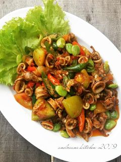 Foto resep Oseng cumi asin
