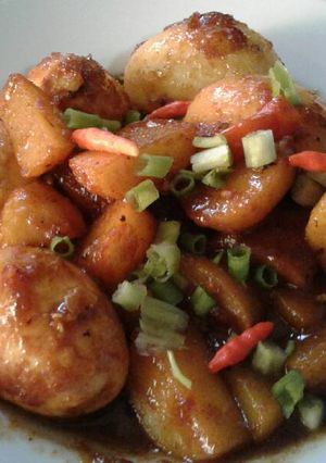 Foto resep Kentang telur gurih