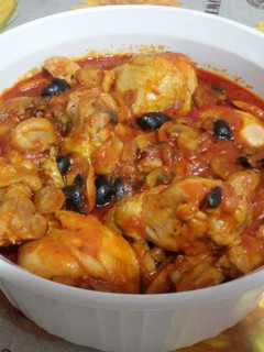 Una foto de Ragú de pollo con thermomix