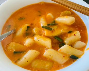 Easy Fast Cooking Cheese tteokbokki Delicious Steady