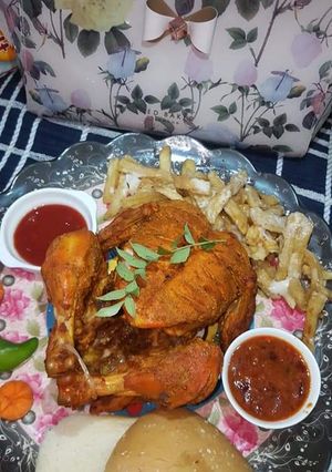 A picture of Nandos peri chicken.