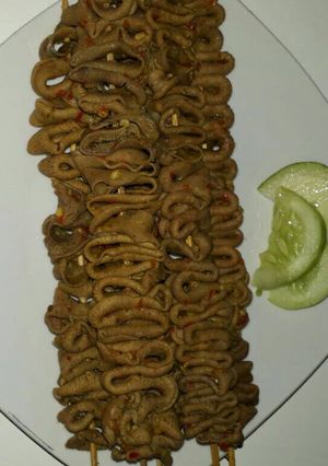 Foto resep Sate Usus Pedas