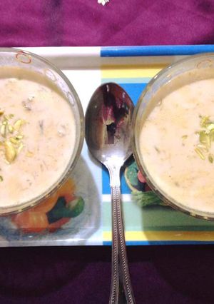 A picture of Sweet Potato Kheer.