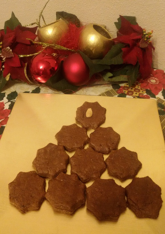 Una foto de Mantecados de chocolate y almendra con thermomix