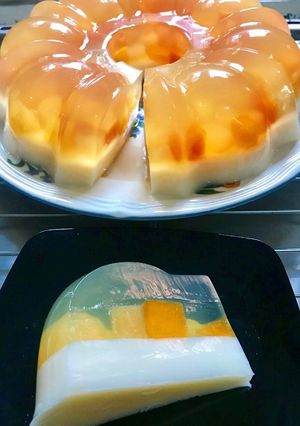 Foto resep Puding buah coktailSeger dan manisnya pas,cocok pd saat udara panas🥰
