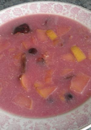 Gyümölcsleves II recept fotója