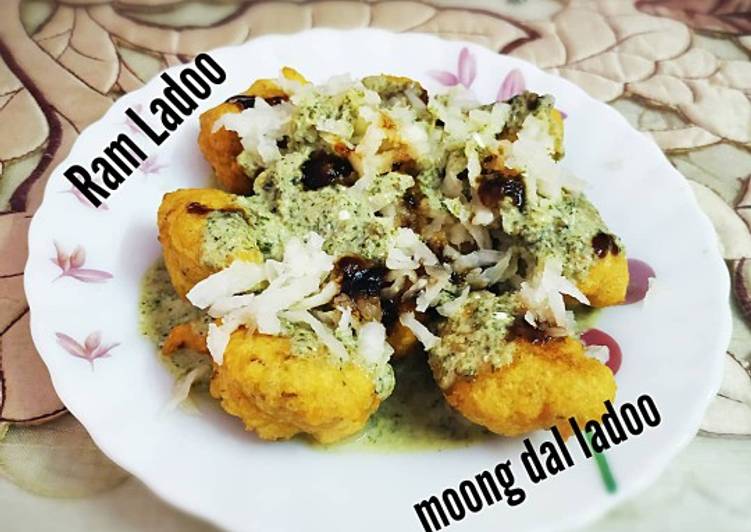 Recipe of Super Quick Homemade Moong dal laddu