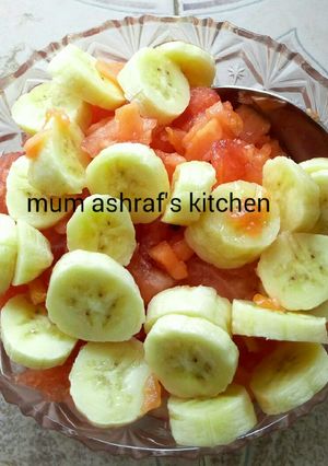 A picture of Fruits salad.
