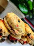 Strawbery Scone with chocolate chip & cherry