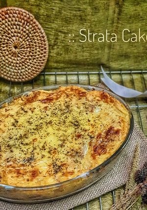 Foto resep Strata Cake 🍞🧀🥚