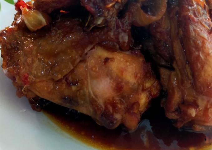 Ayam kecap manis pedas